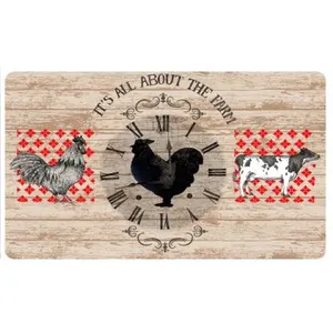 Douceur d'Intérieur Set de table opaque - La ferme - 28,5 x 44 cm - Art de la table