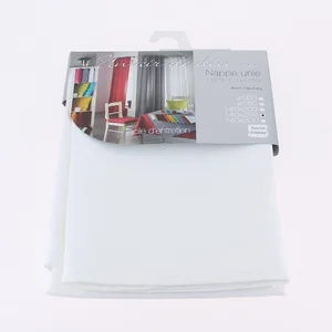 Comparateur de prix : Douceur d'Intérieur Nappe rectangulaire unie en 300 cm ESSENTIEL blanc