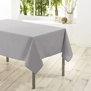 Comparateur de prix : Douceur d'Intérieur Nappe rectangulaire unie en 300 cm ESSENTIEL gris