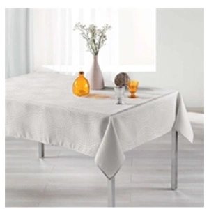 Comparateur de prix : DOUCEUR D'INTERIEUR Nappe rectangle 140 x 300 cm jacquard ondelina Naturel