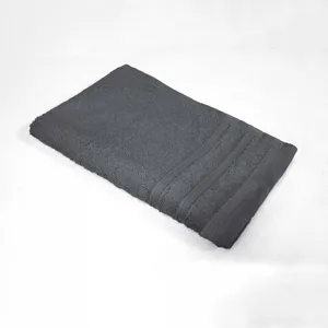 Comparateur de prix : Douceur D'intérieur - Serviette de Douche 70 x 130 cm Anthracite