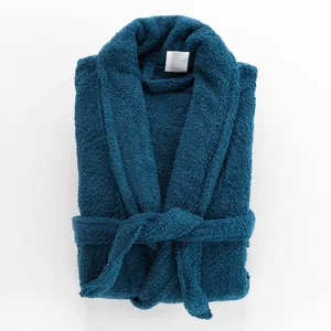 douceur d'intérieur, Peignoir (Taille Unique) Tendresse Saphir, Eponge Unie pas cher