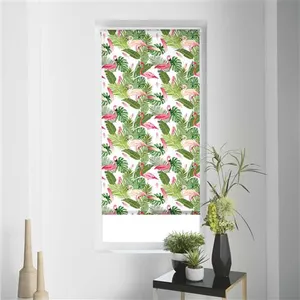 DOUCEUR D'INTERIEUR STORE ENROULEUR TAMISANT IMP. 90 x 180 CM POLYESTER ZOOTICA pas cher