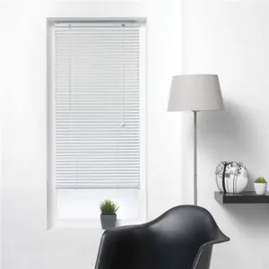 DOUCEUR D'INTERIEUR STORE VENITIEN LAMELLES 90 x 180 CM ALUMINIUM VENITIEN BLANC pas cher