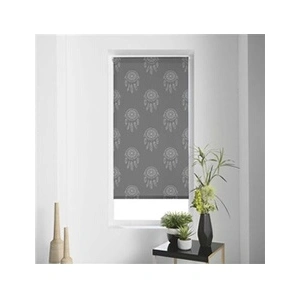DOUCEUR D'INTERIEUR STORE ENROULEUR IMP. JAPONAIS 60 x 180 CM POLYESTER KAYA GRIS pas cher