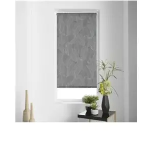 DOUCEUR D'INTERIEUR STORE ENROULEUR IMP. JAPONAIS 60 x 90 CM POLYESTER BATIK GRIS pas cher