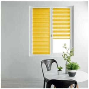 Store enrouleur jour et nuit 90 x 180 cm polyester daynight Jaune pas cher