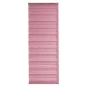 DOUCEUR D'INTERIEUR Store enrouleur jour et nuit - L3C - 60 x 90 cm - Polyester - Rose - Occultant pas cher