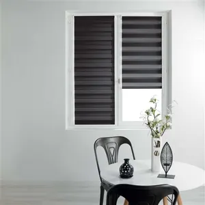 Douceur d'Intérieur STORE ENROULEUR JOUR ET NUIT 60 x 90 CM POLYESTER DAYNIGHT NOIR