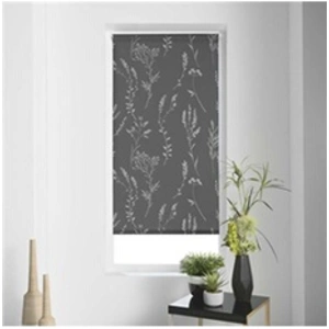 DOUCEUR D'INTERIEUR Store tamisant imprimé métallisé 60 x 90 cm polyester forelista Anthracite