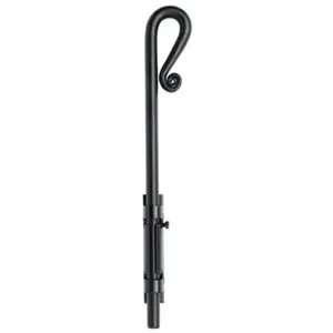 Verrou à douille rustique à visser étroite noire 16X400mm - M-464402 Mermier pas cher