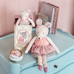 Moulin Roty - Petite souris La petite école de danse Rose taille unique pas cher