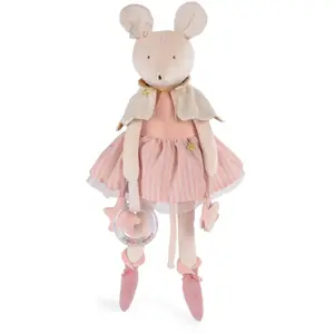 Comparateur de prix : Grande peluche d'activités Souris La petite école de danse Moulin Roty