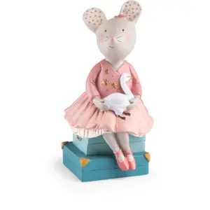 Comparateur de prix : Tirelire souris La petite école de danse MULTICOLORE Moulin Roty