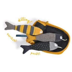 Moulin Roty Jouet d'activités sardines Les Moustaches pas cher