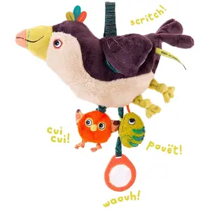 Peluche d'activités à suspendre Pakou Dans la jungle Moulin Roty pas cher