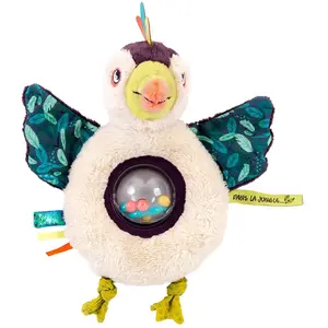 Hochet billes toucan Pakou Dans la jungle MULTICOLORE Moulin Roty pas cher