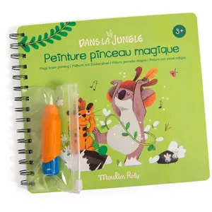 Moulin Roty Peinture pinceau magique Dans la jungle pas cher