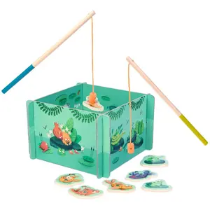 Jeu de pêche magnétique Dans la jungle Moulin Roty pas cher