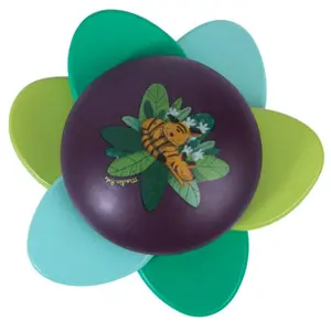 Hochet bois feuilles et grelot Dans la jungle Moulin Roty