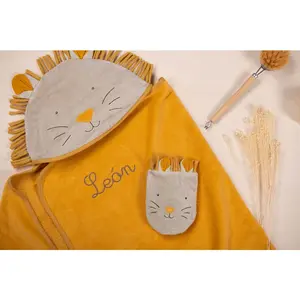 Sortie de bain Sous mon baobab MULTICOLORE Moulin Roty pas cher