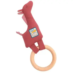 Hochet anneau bois Girafe Sous mon baobab Moulin RotyVendu paraubert