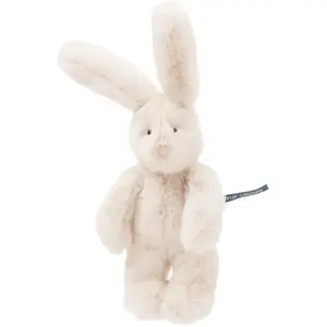 Peluche petit Lapin crème Arthur et Louison Moulin Roty pas cher