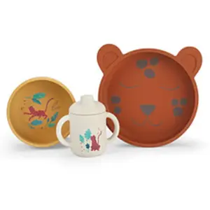 La forêt Mawa Coffret repas bébé Silicone 