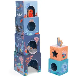 Comparateur de prix : Moulin Roty Cubes empilables + personnages Les aventures de Paulie (6 cubes)