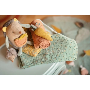 Moulin Roty Lot de 3 langes en coton bio Trois petits lapins (70 x 70 cm)Vendu paraubert