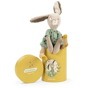 Poupée lapin sauge Trois petits lapins Moulin Roty pas cher