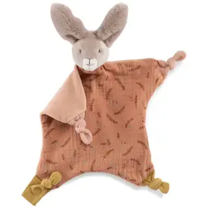 Moulin Roty Doudou plat lapin argile Trois petits lapins pas cher