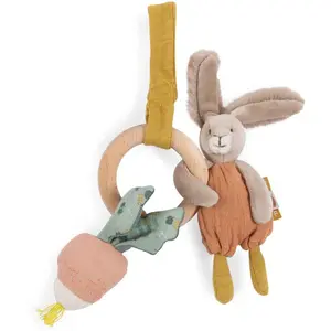 Moulin Roty Hochet anneau bois lapin Trois petits lapins pas cher