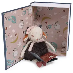 Coffret livre Bonne nuit Après la pluie MULTICOLORE Moulin Roty pas cher