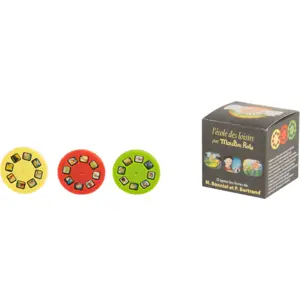 Boîte de 3 disques pour lampe Cornebidouille Ecole des loisirs Moulin ... pas cher