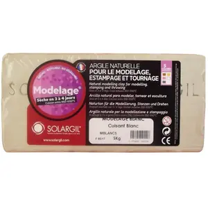 SOLARGIL Pain 5 Kg argile Naturelle à cuireVendu parscrapmalin
