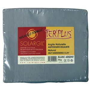 SOLARGIL Argile Naturelle Pate Plus Blanche - Pain De 5kg pas cher