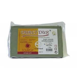 Solargil Argile Durci'Dur auto-durcissante 1kg VertVendu parscrapmalin