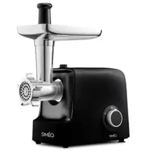 Hachoir à viande Simeo RHM315 2200 W Noir et Argent pas cher