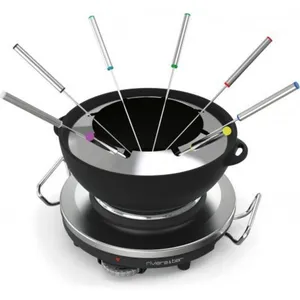 Riviera&bar - Fondue et réchaud électrique 1000w 8 fourchettes qfd340 pas cher