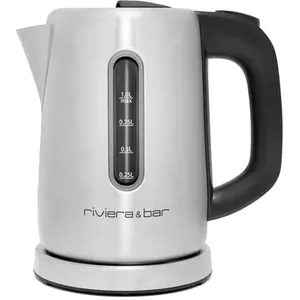 Comparateur de prix : Riviera & bar - bouilloire sans fil 1l 2000w inox satiné - bbo350 TU