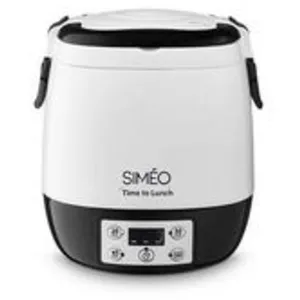 Comparateur de prix : Lunch box électrique programmable 1,5 L 300 W blanc et noir Simeo