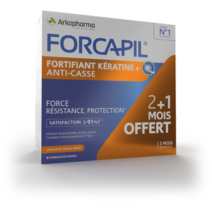 Comparateur de prix : Arkopharma Forcapil Fortifiant Cheveux Kératine + 180 gélules