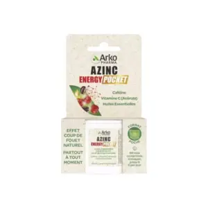 Comparateur de prix : Arkopharma Azinc Energy Pocket Caféine & Vitamine C 60 mini-comprimés