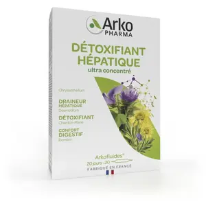 Arkopharma arkofluides détoxifiant hépatique 20 ampoules