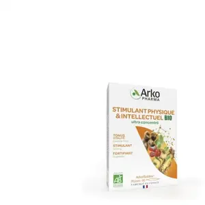 Arkopharma arkofluides stimulant physique intellectuel bio 20 ampoules pas cher