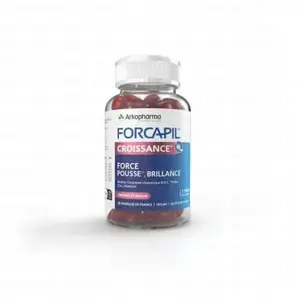 Comparateur de prix : Arkopharma Forcapil Croissance et Beauté Cheveux 60 gummies