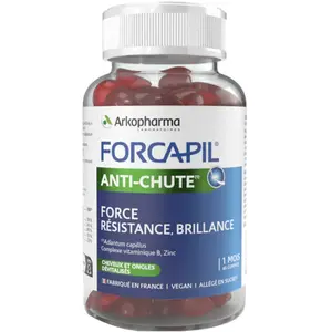 Comparateur de prix : Arkopharma Forcapil Anti-Chute et Beauté Cheveux 60 Gummies