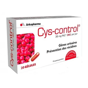 Comparateur de prix : Arkopharma Cys-Control Confort Urinaire Canneberge 20 gélules