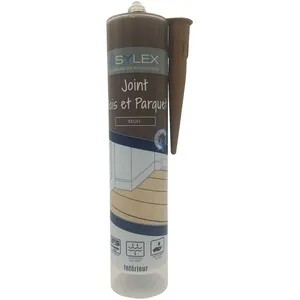 Mastic joint de finition bois et parquet Sylex Couleur: Brun pas cher